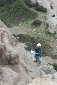 Quarry survey undertaken at Droskyn, Cornwall