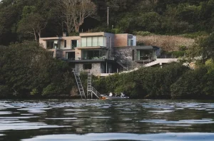 a waterfront property that may require slope stability survey in cornwall